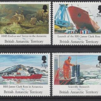 1991 British Antarctic Territories SG.200-3 Maiden Voyage of James Clark Ross. U/M (MNH)