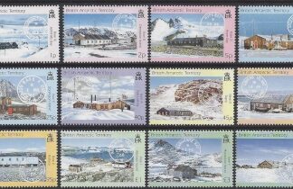 2003 British Antarctic Territories SG.377-88 Research Bases & Postmarks. U/M (MNH)