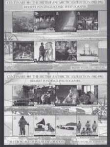 2010 Centenatary of British Antarctic Expedition SG.516/31 (2 sheetlets) u/m