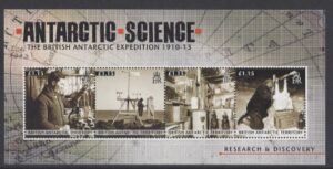 2011 British Antarctic Territories - Antarctic Science - Surgeon Dr Edward Atkinson Mini sheet MS.569 u/m