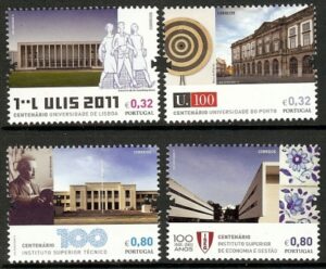2011 Portugal SG.3836-9  Higher Education Institute 4 values U/M (MNH)