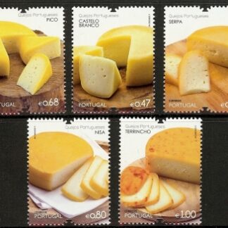 2011 Portugal - SG.3825-9 Traditional Cheeses set 5 values U/M (MNH)