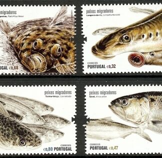 2011 Portugal SG.3842-5 Migratory Fish set 4 values U/M (NH)