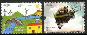 2011 Portugal - SG.3818-9  Environment 2 values U/M (MNH)