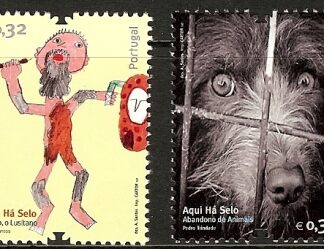 2010 Portugal - SG.3724-5 Aqui Ha Selo ( your own stamp) set 2 values U/M (MNH)