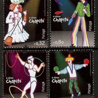 2010 Portugal - SG.3796-9  Chapito Circus School set 4 values U/M (MNH)