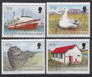 1998 South Georgia  - Tourism SG.279/82 set 4 values U/M (MNH)