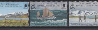 2000 South Georgia -  Shackletons Trans Antarctic Expedition SG.312/4 set 3 values U/M (MNH)