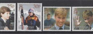 2000 South Georgia  - Prince William 18th Birthday SG.315/8 set 4 values U/M (MNH)