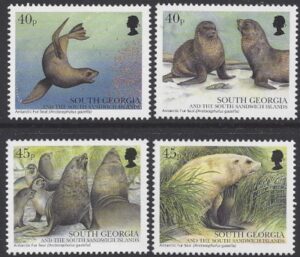 2002 South Georgia - Fur Seals SG.349/52 set 4 values U/M (MNH)