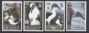 2002 South Georgia - Grey Headed Albatross SG.353/6 set 4 values U/M (MNH)