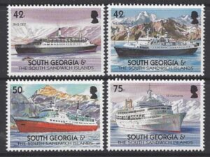 2004 South Georgia  - Merchant Ships  SG.386/9 set 4 values U/M (MNH)