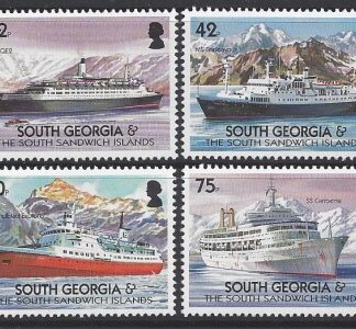 2004 South Georgia  - Merchant Ships  SG.386/9 set 4 values U/M (MNH)