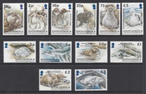 2004 South Georgia - Juvenile Fauna SG.390-401 set 12 values U/M (MNH)