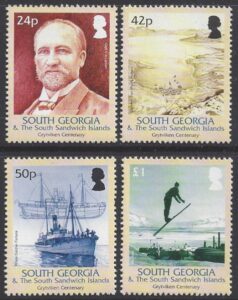 2004 South Georgia  - Centenary of Gryviken (1st Settlement) SG.403/6 set of 5 values U/M (MNH)