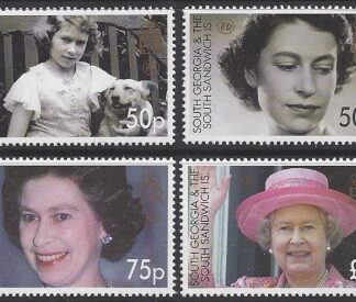 2005 South Georgia  - QEII 80th Birthday SG.417/20 set 4 values U/M (MNH)