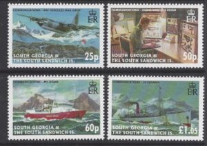 2006 South Georgia - Communications SG.427/30 set 4 values U/M (MNH)