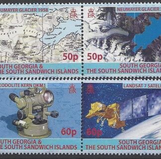 2007 South Georgia  - Mapping SG.431/4 set 4 values U/M (MNH)