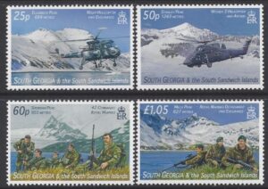 2007 South Georgia - 25th Anniversary of Liberation SG.435/8 set 4 values U/M (MNH)
