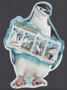 2008 South Georgia - Chinstrap Penguins MS.457 mini sheet U/M (MNH)