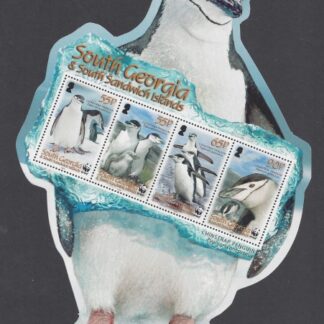 2008 South Georgia  - Chinstrap Penguins MS.457 mini sheet  U/M (MNH)