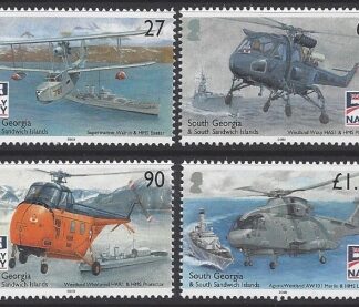 2009 South Georgia  - Centenary of Naval Aviation SG.463/6  set of 4 values U/M (MNH)