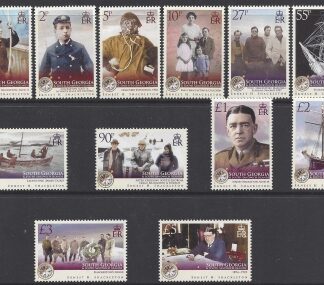 2009 South Georgia  - Ernest H Shackleton  SG.467/78  set 12 values U/M (MNH)