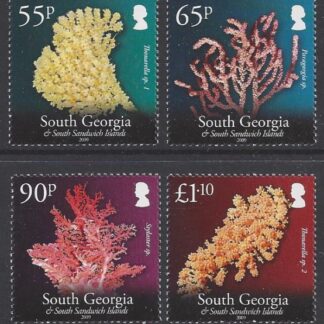 2009 South Georgia - Corals SG.479/82  set 4 values U/M (MNH)