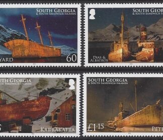 2010 South Georgia  - Wrecks & Hulks SG.502/5 set 4 values U/M (MNH)
