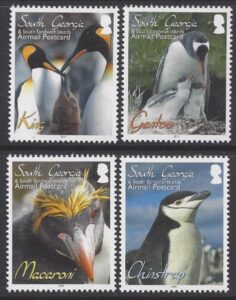 2010 South Georgia  - Penguins SG.510/3 set 4 values U/M (MNH)