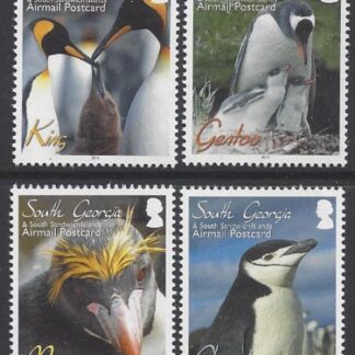 2010 South Georgia  - Penguins SG.510/3 set 4 values U/M (MNH)