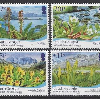 2010 South Georgia  - Flora SG.515/8  set 4 values U/M (MNH)