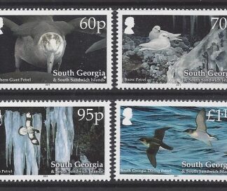 2011 South Georgia  - Petrels SG533/6 set 4 values U/M (MNH)