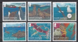 2012 South Georgia - Marine Protection Area SG.570/5 set 6 values U/M (MNH)