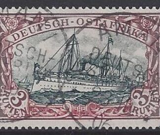 German East Africa - SG.25 3 Rupee Fine Used