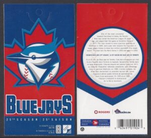 2001 Canada - Blue Jays stamp booklet SB254 U/M