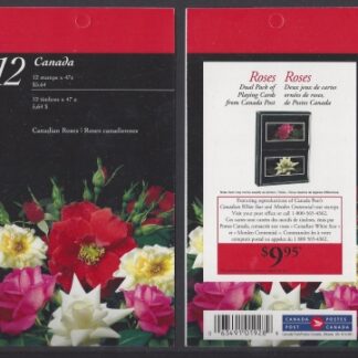 2001 Canada -  Canadian Roses Booklet SB257 U/M