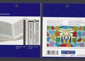 2003 Canada - 50th Anniv. of National Library of Canada Booklet SB284 U/M