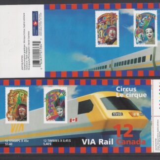 1998 Canada Circus Booklet SB223 U/M