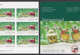 Canada 2004 Christmas Pane SG2302a U/M