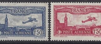 1930  France SG483-84 Air M/M