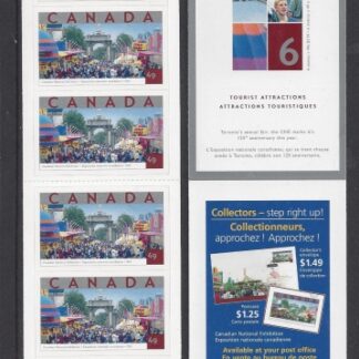2004 Canada -  Tourist Attractions Booklet SB297 MNH