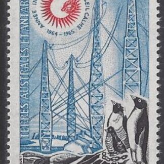 1963 French Antarctic 'Adelie Penguins' SG.37  u/m (MNH)