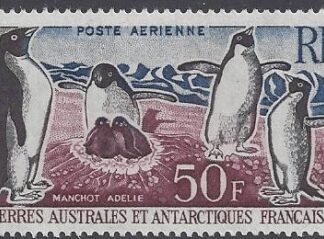 1962 French Antarctic  SG.34  - Adelie Penguin  u/m (MNH