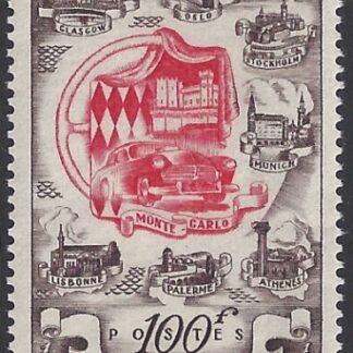 1955 Monaco 25th Monte Carlo Car Ralley. SG.517 u/m (MNH)