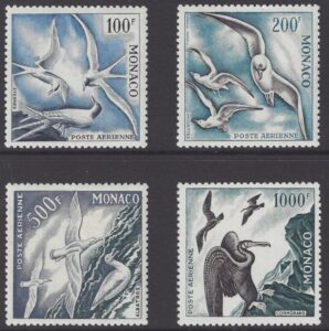 1955 Monaco - Birds 'AIR' set of 4 perf 11 SG.508/11 superb u/m (MNH)