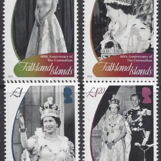 2013 Falkland Islands 60th Coronation SG.1264-7 MNH
