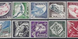 1953 Monaco - Olympic Games Helsinki SG.463 - 72 set 10 values u/m (MNH)