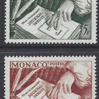 1953 Monaco - SG.473-4  Journal - set 2 values u/m (MNH)