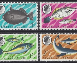 1970 Ascension SG.113-6  Fish 1st series. Set of 4 values  u/m (MNH)